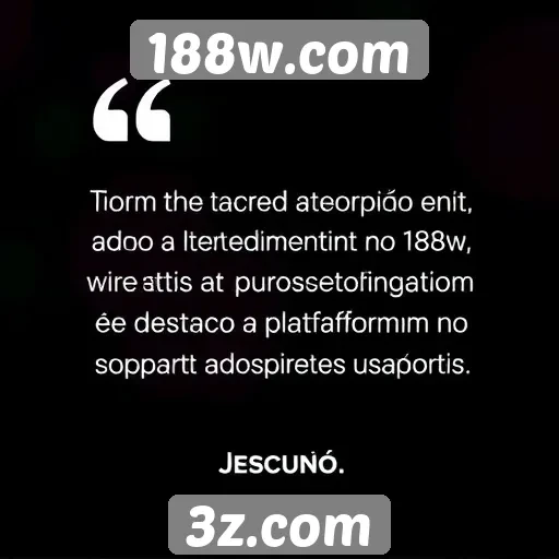 Opinião sobre atendimento ao cliente no 188w.com