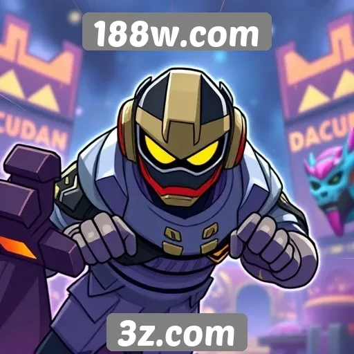 Gameplay em destaque no site 188w.com