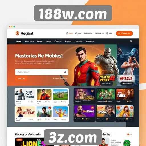 Experiência do usuário e design do 188w.com